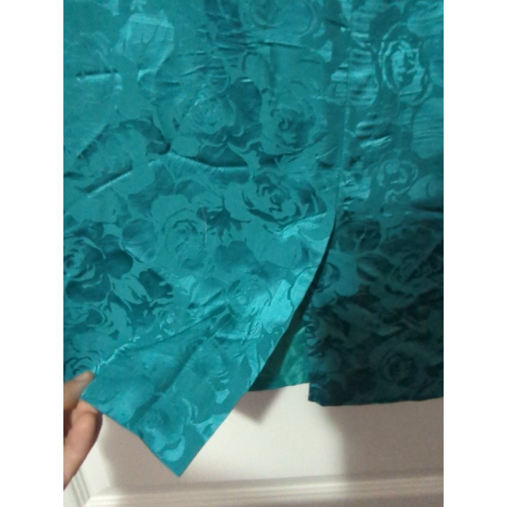 Adrianna Papell Safe Silk Women Size 14 Skirt Suit 2 Jacket English Rose Vintage - Picture 10 of 12